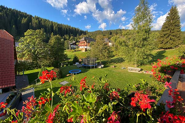 Ausblick auf die herrliche Schwarzwaldlandschaft