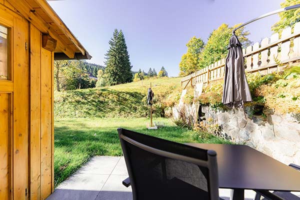 Terrasse Familienzimmer „Kuckucksnest“