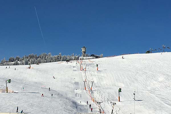 Skifahren auf dem Feldberg